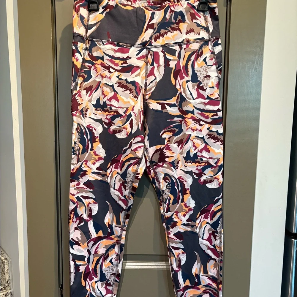 Nannette Vibrant Abstract Print Leggings - Picture 1 of 5